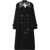 Burberry Castleford long Trench Coat with Check collar BLACK