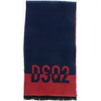 Esarfe Two-Tone Virgin Wool Scarf With Fringes Barbati