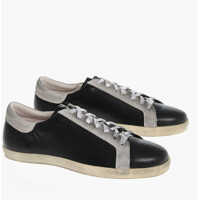 Sneakers Vintage Effect Leather Low-Top Sneakers Barbati