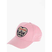 Caciuli Gabardine Dsquared Love You Cap With Contrasting Patch Barbati