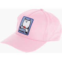 Caciuli Cotton Gabardine Cap With Embroidered Detail Barbati