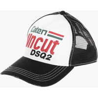 Caciuli Two-Tone Caten Uncut Trucker Cap With Embossed Detail Barbati
