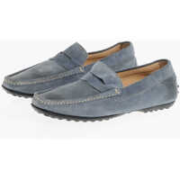Mocasini Id Solid Color Suede Penny Loafers Barbati