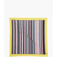 Esarfe Striped Cotton Foulard With Stars Print Femei
