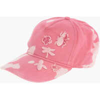 Caciuli Acid-Wash Effect Cotton Gabardine Animal Kingdom Cap Femei