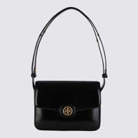 Genti de umar Tory Burch Tory Burch Black Leather Robinson Shoulder Bag
