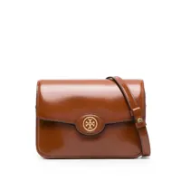 Genti de umar Tory Burch Tory Burch Brown Leather Robinson Shoulder Bag