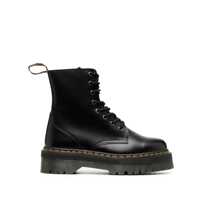 Bocanci Dr. Martens 'Jadon' Black Leather Lace Up Boots Femei