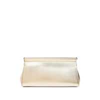 Genti de umar Michael Kors Dama - Genti de umar Michael Kors Carmine Gold Colored Shoulder Bag With Chain Strap And Logo Embossed On The Front In Leather Woman GREY Femei (BM 18193164) - B-mall.ro