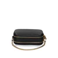 Genti de umar Michael Kors Dama - Genti de umar Michael Kors Bryant Black Shoulder Bag With Logo Lettering On The Front And Chain Shoulder Strap In Hammered Leather Woman Black Femei (BM 18193269) - B-mall.ro