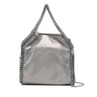 Genti de mana Stella McCartney 'Mini Falabella' Grey Magnetic Shoulder Bag Femei