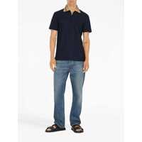 Tricouri Polo Burberry pentru Barbati - Tricouri Polo Burberry Burberry Cotton-Piqu Polo Shirt BLUE Barbati (BM 18194349) - B-mall.ro