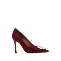 Pantofi cu toc AMINA MUADDI Dama - Pantofi cu toc AMINA MUADDI Amina Muaddi Heeled Shoes WINEWHITE Femei (BM 18195240) - B-mall.ro