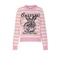 Pulovere Ganni Striped Sweater Femei
