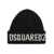 DSQUARED2 DSQUARED2 Black Wool Knitted Hat Black