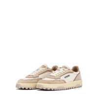 Sneakers Autry Wildpace Low Sneakers In Mesh And Suede Color Whisper White And Sand Femei