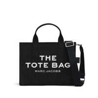 Genti de mana Marc Jacobs Black 'The Medium Canvas' Tote Bag In Cotton Femei