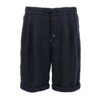 Pantaloni Brunello Cucinelli Linen Bermuda Shorts Barbati