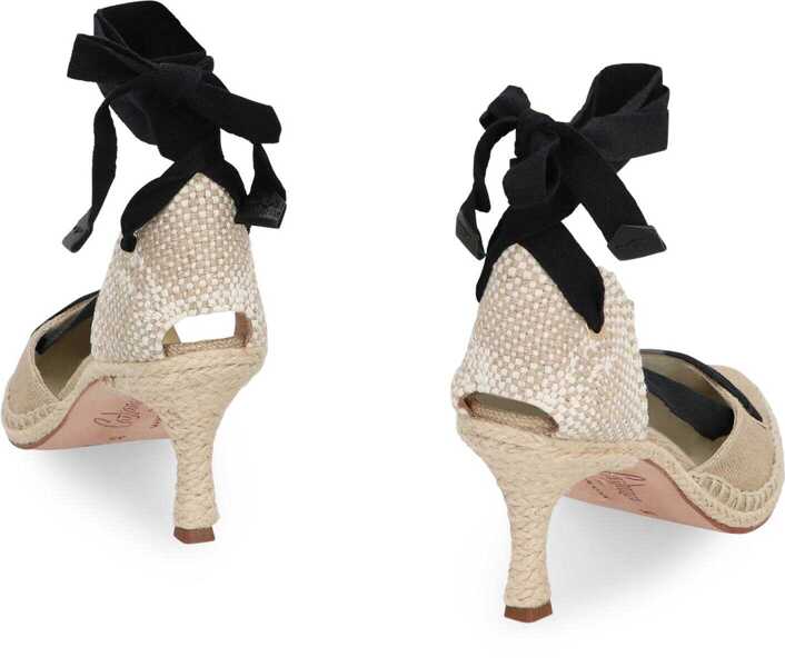Pantofi cu toc CASTAER Castaer Castaner X Manolo Blahnik - Casta Canvas Heel Espadrilles Beige Femei (BM 18197124) 4