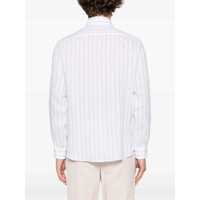 Camasi Brunello Cucinelli pentru Barbati - Camasi Brunello Cucinelli Brunello Cucinelli Striped Linen Shirt WHITE Barbati (BM 18197367) - B-mall.ro