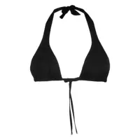 Sutiene Dolce & Gabbana Black Triangle Bikini Top Femei