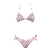Costume de baie MC2 Saint Barth Betsy Ann Print Bandeau Bikini Femei