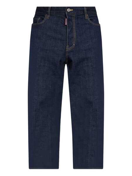 Blugi DSQUARED2 DSQUARED2 Blue Wide Leg Jeans BLUE Barbati (BM 18197790) 1