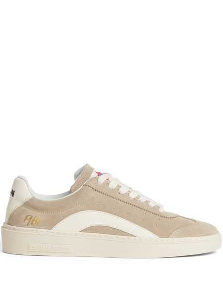 Sneakers DSQUARED2 DSQUARED2 Sand Suede Sneakers GRIGIO E BIANCO Barbati (BM 18197877) 1