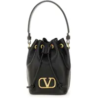 Genti de mana "Vlogo Singature" Mini Bucket Bag Femei
