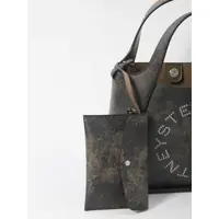 Genti de mana Stella McCartney Dama - Genti de mana Stella McCartney Large Stella Logo Bag BROWN Femei (BM 18198718) - B-mall.ro