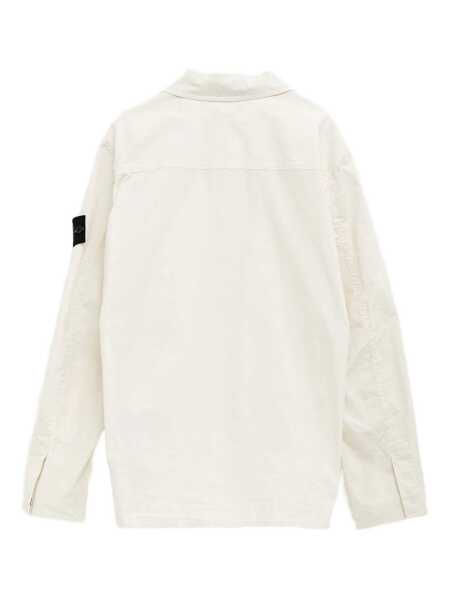 Camasi Stone Island Stone Island Mil-Spec Stretch Ripstop-Tc Overshirt Beige Barbati (BM 18200097) 2