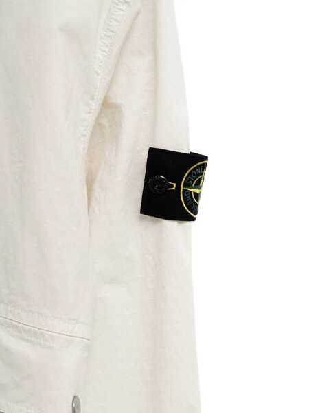 Camasi Stone Island Stone Island Mil-Spec Stretch Ripstop-Tc Overshirt Beige Barbati (BM 18200097) 3