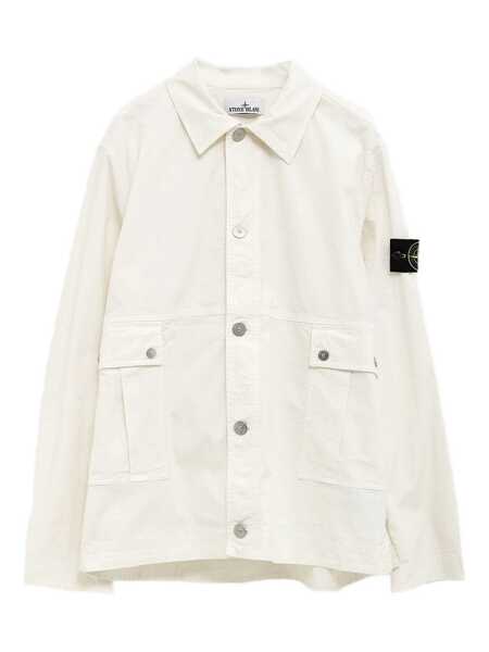 Camasi Stone Island Stone Island Mil-Spec Stretch Ripstop-Tc Overshirt Beige Barbati (BM 18200097) 1