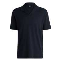 Tricouri Polo Boss Cotton Linen Polo Shirt Barbati