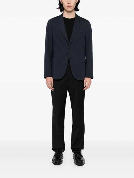 Costume Hugo Boss Boss Single-Breasted Two-Button Jacket BLUE Barbati (BM 18200670) 2