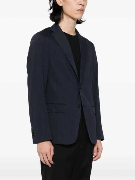 Costume Hugo Boss Boss Single-Breasted Two-Button Jacket BLUE Barbati (BM 18200670) 3