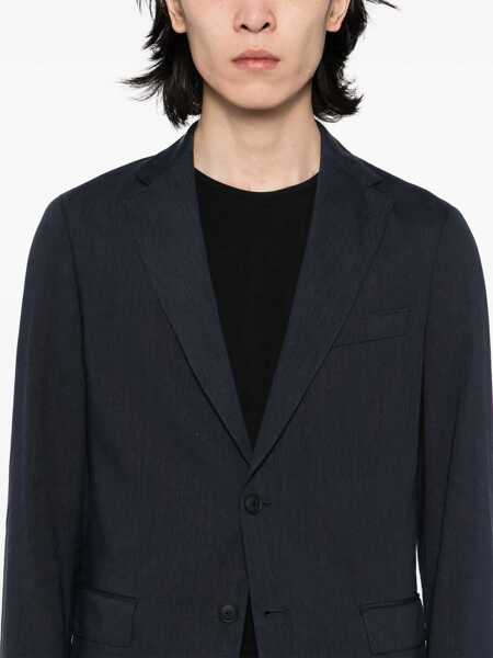 Costume Hugo Boss Boss Single-Breasted Two-Button Jacket BLUE Barbati (BM 18200670) 5