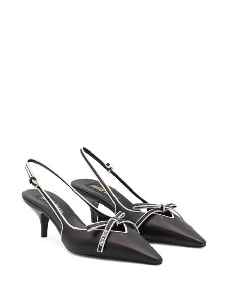 Pantofi cu toc Miu Miu Miu Miu Heeled Shoes Black Femei (BM 18200748) 2