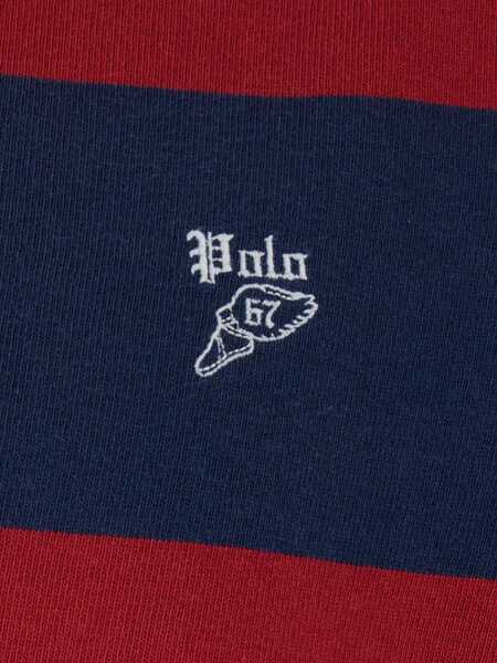 Tricouri Polo Ralph Lauren Rugby Multicolor Polo Shirt With Logo Embroidery On The Front And All-Over Striped Motif In Cotton Man MULTICOLOR Barbati (BM 18201129) 3