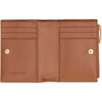 Portofele Bottega Veneta Dama - Portofele Bottega Veneta Bottega Veneta Intrecciato Bi-Fold Wallet Brown Femei (BM 18201159) - B-mall.ro