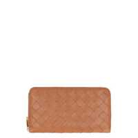 Portofele Bottega Veneta Intrecciato Zip-Around Wallet Femei