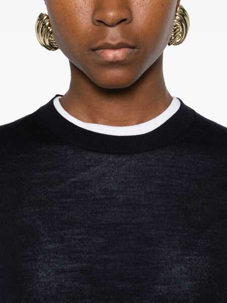 Pulovere TOTME TOTEME Crewneck Top Black Femei (BM 18201891) 5