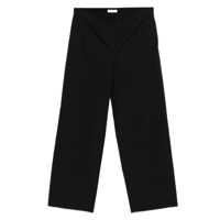 Pantaloni casual TOTÊME TOTEME Trousers With Stitching Detail Femei