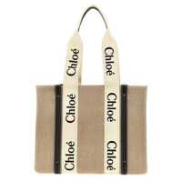 Genti de mana Chloé Shopping 'Woody Medium' Femei