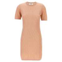 Rochii Fendi Ff Cotton Dress Femei