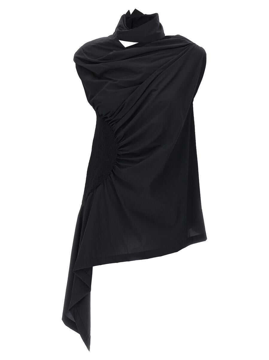 Topuri Issey Miyake Issey Miyake Eye Of The Bean Top Black Femei (BM 18203337) 1