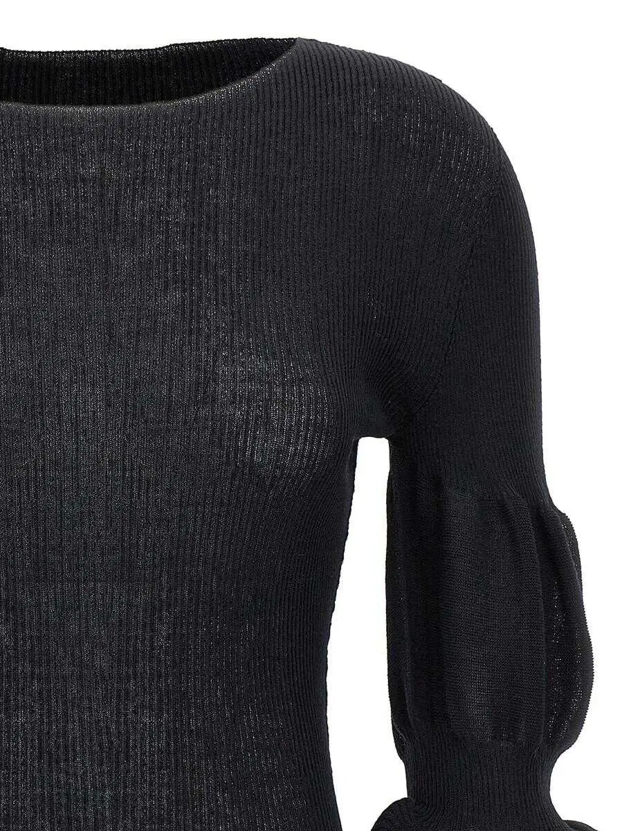 Topuri Issey Miyake Issey Miyake Assemblage Branch Top  Black Femei (BM 18203343) 3