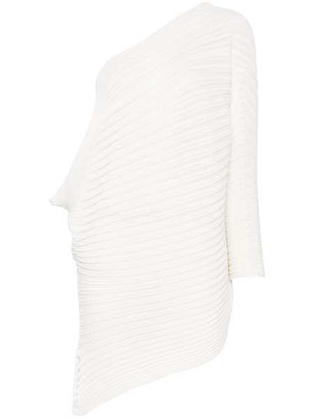 Topuri Issey Miyake Issey Miyake Stream Top WHITE Femei (BM 18203388) 1