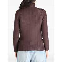 Imbracaminte Dama pagina 464 - Bluze Issey Miyake Issey Miyake Wooly Pleats-56 Blouse BROWN Femei (BM 18203427) - B-mall.ro