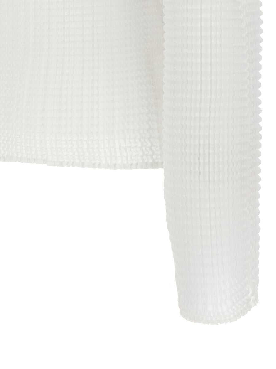 Camasi Issey Miyake Issey Miyake Wooly Pleats-56 Blouse WHITE Femei (BM 18203457) 4